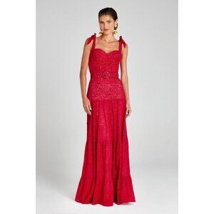 Nadine Merabi Miranda Red Dress XS NWT